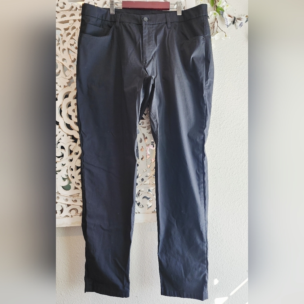 LULULEMON ABC Pant Slim DESIGNED FOR ON THE MOVE MEN SIZE 38 WATER RESISTANT - Picture 4 of 16